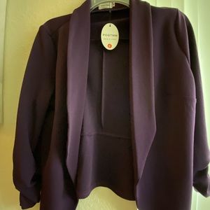 Women's 3/4 Sleeve Open Front Blazer